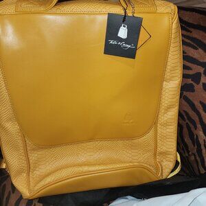 BRAND NEW WITH TAGS TOTE & CARRY OVERSIZE BACKPACK - ORANGE